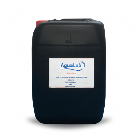 Acide chlorhydrique en flacon individuel de 23 kg