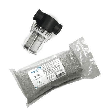 PACK filtre à eau + grain de zéolithe 1Kg - Agualab