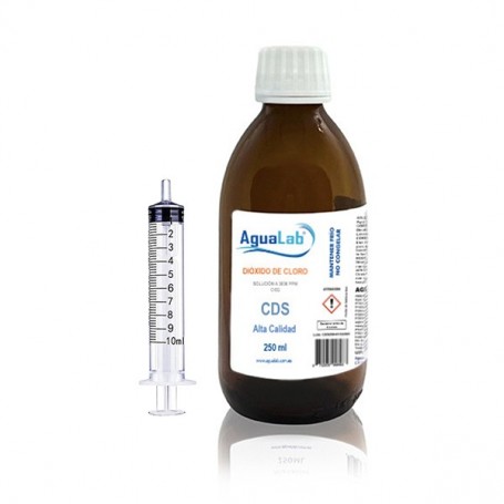 Bouteille of Dioxyde de Chlore 250ml Verre - Agualab